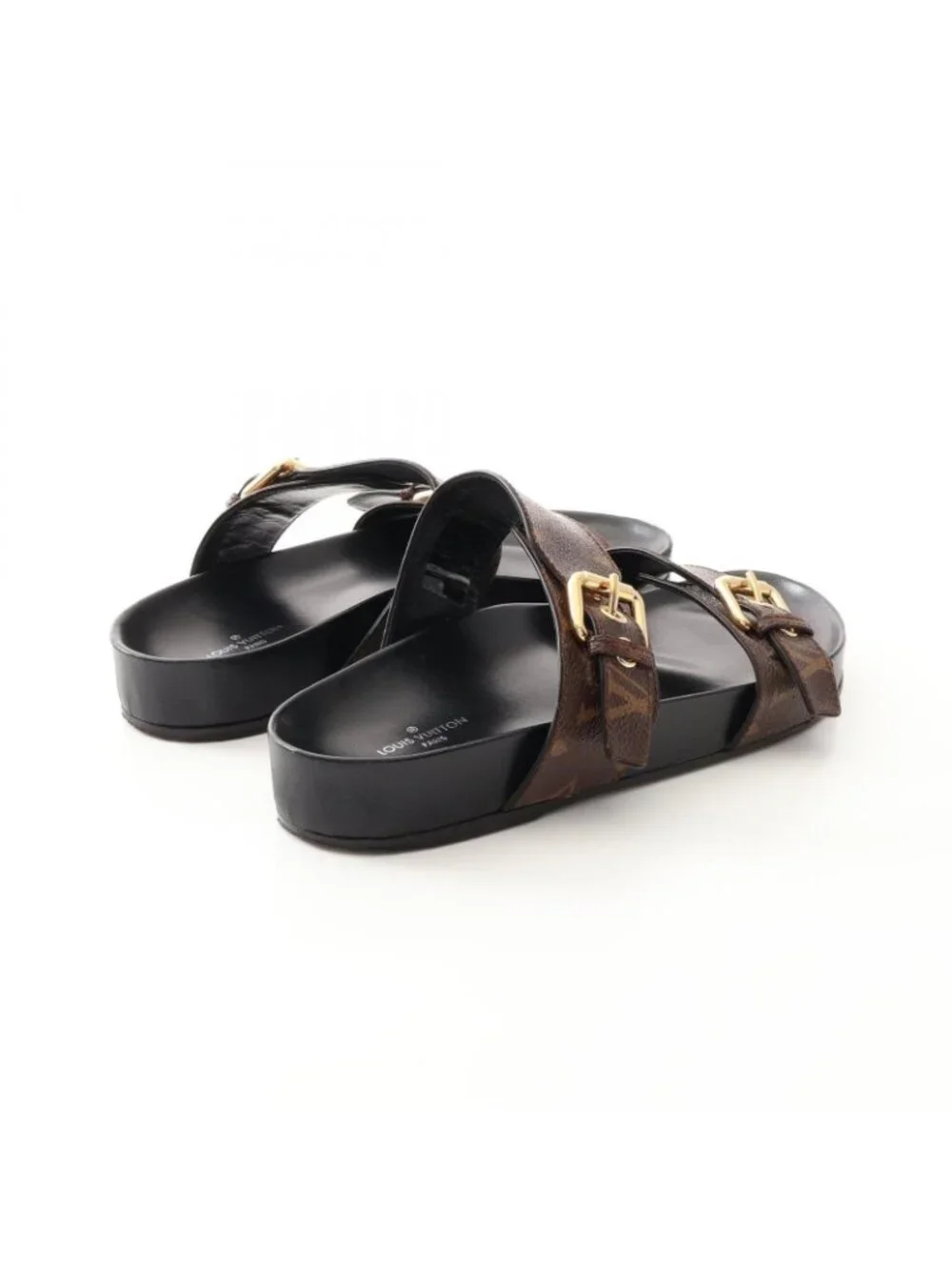 Louis Vuitton Mules Bondia Line Monogram Canvas Leather